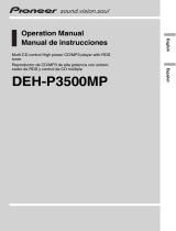 Pioneer DEH-P3500MP User manual