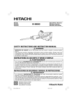 Hitachi H 65SC Instruction Manual And Safety Instructions