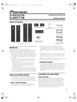 Pioneer S-RS77TB Operating instructions