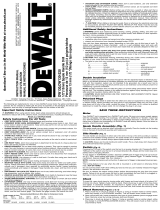 DeWalt DW130 User manual