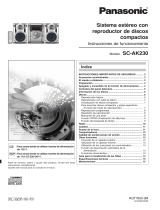 Panasonic SCAK230 Operating instructions