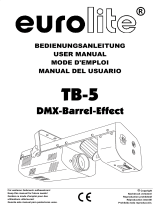 EuroLite TB-5 DMX-Barrel-Effect User manual