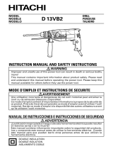 Hitachi D13VB2 User manual
