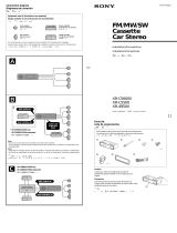 Sony XR-C5600X Installation guide