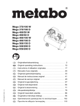 Metabo Mega 370/100 D User manual