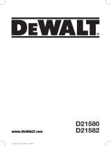 DeWalt D21580K User manual
