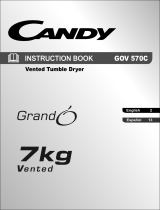Candy GOV 570C-S User manual