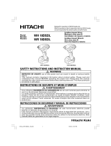 Hitachi WH 18DSDL User manual