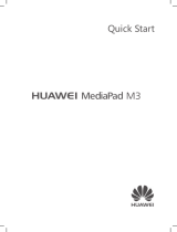 Huawei  MediaPad M3 Quick start guide