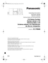 Panasonic SCPM600EG Owner's manual