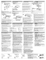 Sony CDX-T69X Operating instructions