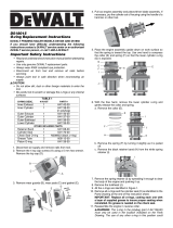 DeWalt D518015 User manual