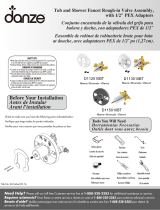 Gerber Plumbing Single Handle Tub & Shower Pressure Balance Ceramic Disc Valve User manual