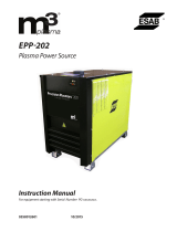 ESAB m3® Plasma EPP-202 Plasma Power Source User manual