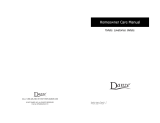 Danze DC018110WH Owner's manual