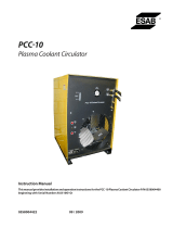 ESAB PCC-10 Plasma Coolant Circulator User manual