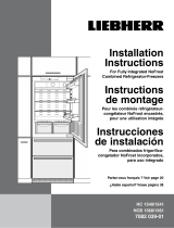 Liebherr HC1540 Installation guide