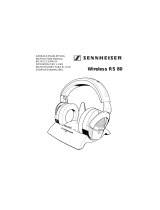 Sennheiser RS 80 Owner's manual