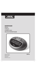 AXIL Despertador digital User manual