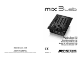 JB systems MIX 3 USB Owner's manual
