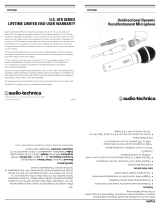 Audio Technica ATR1300 User manual