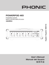 Phonic Powerpod 410 User manual
