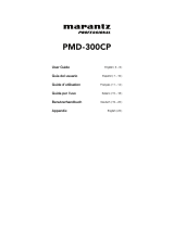 Marantz PMD-300CP User guide