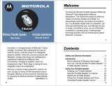 Motorola HF800 - Bluetooth hands-free Speakerphone User manual