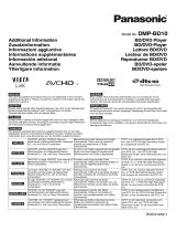 Panasonic DMPBD10 Owner's manual