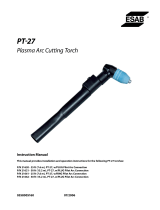ESAB PT-27 Plasma Arc Cutting Torch User manual