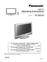 Panasonic TC22LH1 Operating instructions