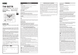 Korg TM-50TR Owner's manual