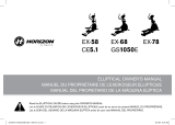 Horizon Fitness EX58 User guide