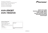 Pioneer AVH-290BT Quick start guide