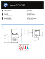 HP LaserJet M9059 Multifunction Printer series User manual