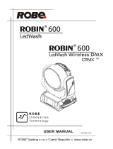 Robe Robin 600 LEDWash User manual