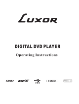 Luxor DIGITAL DVD PLAYER Operating Instructions Manual
