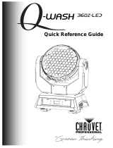 Chauvet Q-Wash 360Z LED Reference guide