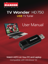 Diamond Multimedia TVW750USBDRFB User manual