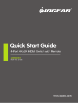 iogear GHDSW4K4 Quick start guide