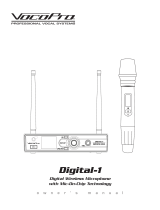 VocoPro Digital-1 TWIN PACK Owner's manual