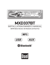 Dual MXD337BT Owner's manual