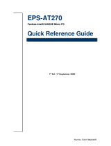 Avalue Technology EPS-AT270 Quick Reference Manual