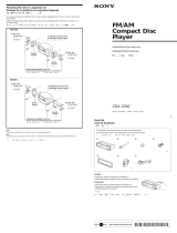 Sony CDX-3700 Installation guide