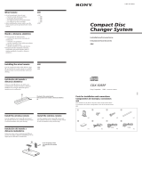 Sony CDX-505RF Installation guide