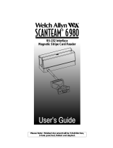 Welch Allyn SCANTEAM 6980 User manual