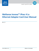 Mellanox Technologies Innova IPsec 4 Lx User manual