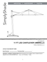 Simply Shade AG45RLD-LS-3 Installation guide