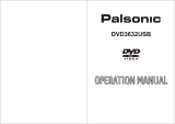 Palsonic DVD3632USB Owner's manual