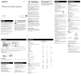 Sony ZS-S4IPB Owner's manual